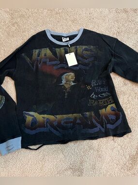 XXL Vale Dreams Black Graphic Crewneck